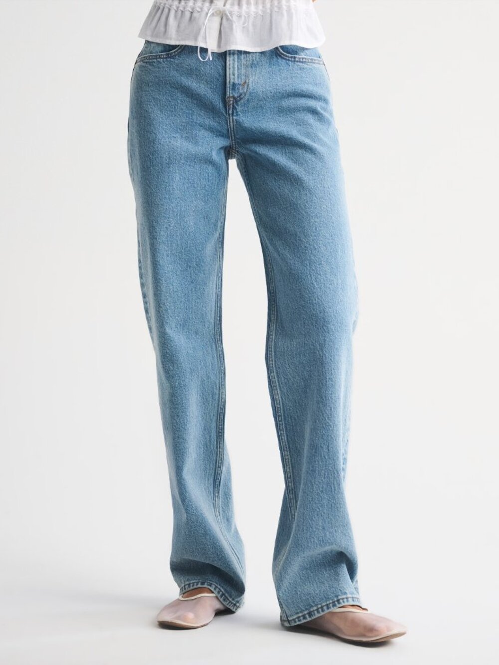 Abercrombie & Fitch The '90s Relaxed Jean High Rise Vintage Comfort Stretch Size